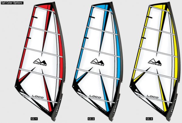 MauiSails Loco Freestyle Sails - Color Combos