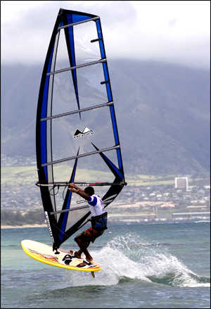 MauiSails Loco Freestyle Sails - Taty Frans in Action