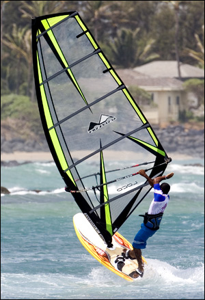 MauiSails Loco Freestyle Sails - Taty Frans in Action