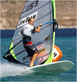 Kevin Pritchard at comes 3rd at Turkey, Alacati PWA Slalom 42