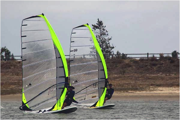 Lasse Uronen and Greg Hedlund on Mission Bay