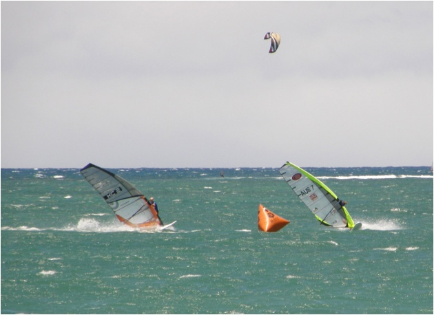 Maui Sails continues to dominate Kanaha Slalom.